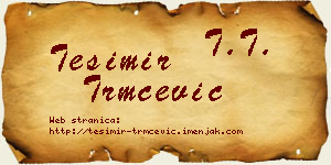 Tešimir Trmčević vizit kartica